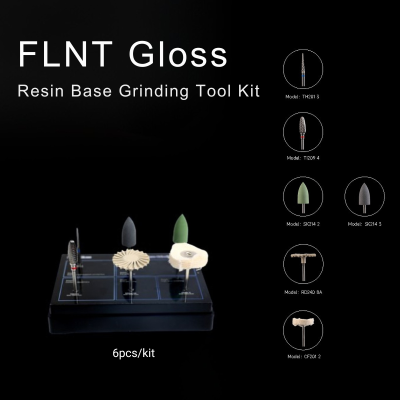 FLNT Gloss Resin Base Grinding Tool Kit - Image 2